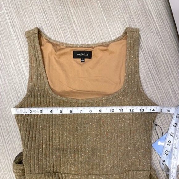 NWT Majorelle Luis Sleeveless Midi Dress Mocha Brown Size Small - Picture 15 of 16